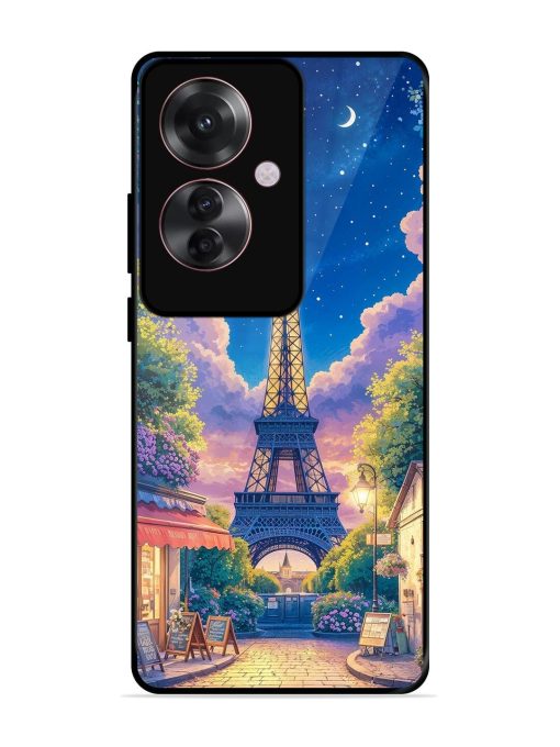 Twilight In Paris Glossy Soft Edge Case for Oppo F25 Pro (5G) Chachhi