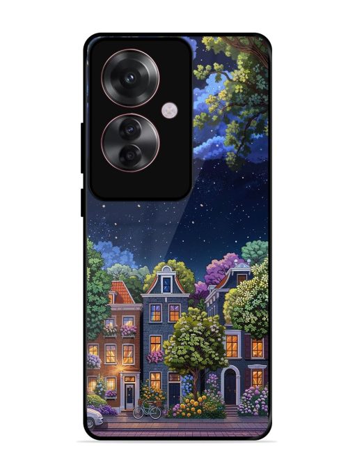 Moonlit Streets Glossy Soft Edge Case for Oppo F25 Pro (5G) Chachhi