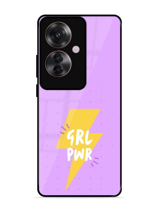 Girl Power Spark Glossy Soft Edge Case for Oppo F25 Pro (5G) Chachhi