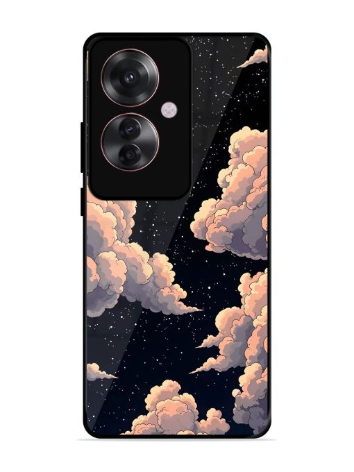 Starry Night Dreams Glossy Soft Edge Case for Oppo F25 Pro (5G) Chachhi