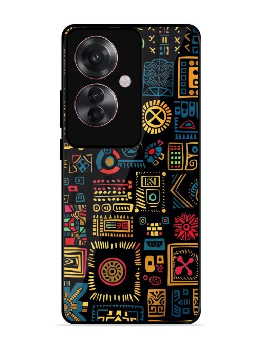 Tribal Tapestry Glossy Soft Edge Case for Oppo F25 Pro (5G) Chachhi