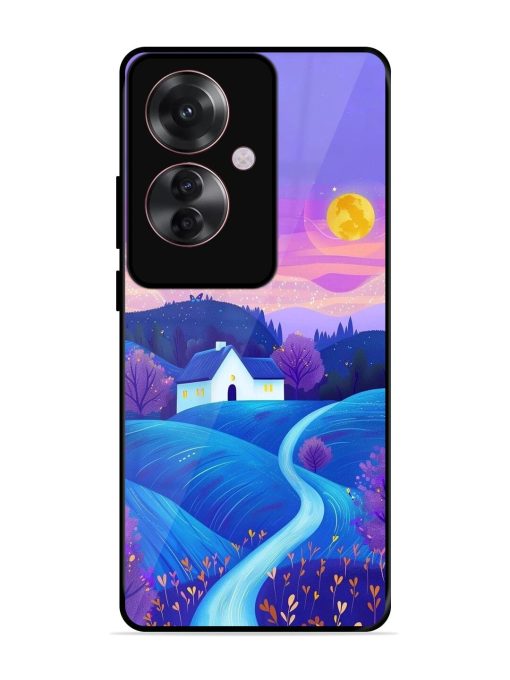 Moonlit Meadow Glossy Soft Edge Case for Oppo F25 Pro (5G) Chachhi