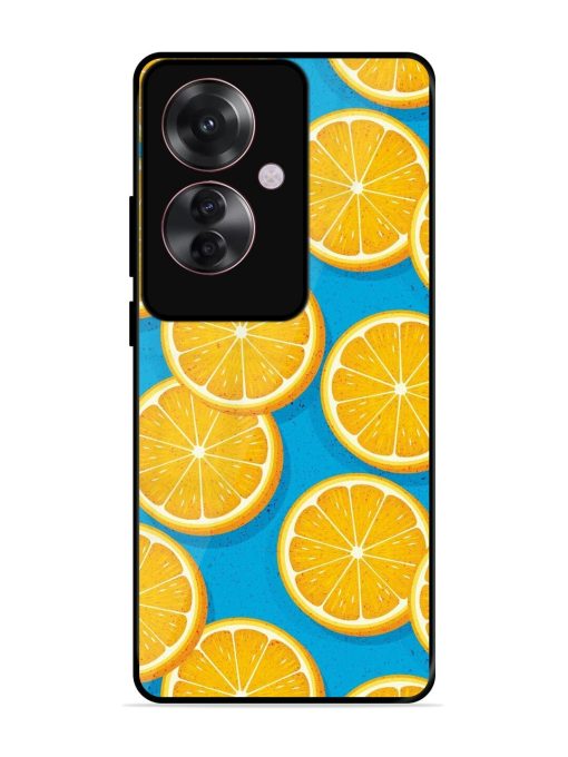 Citrus Symphony Glossy Soft Edge Case for Oppo F25 Pro (5G) Chachhi