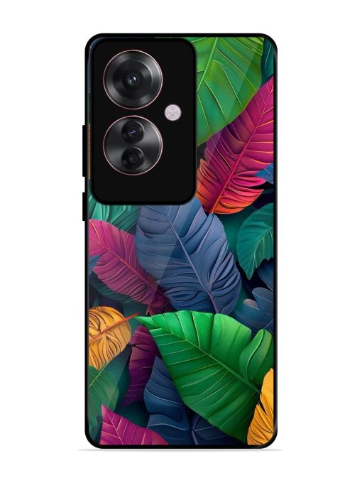 Tropical Tapestry Glossy Soft Edge Case for Oppo F25 Pro (5G) Chachhi