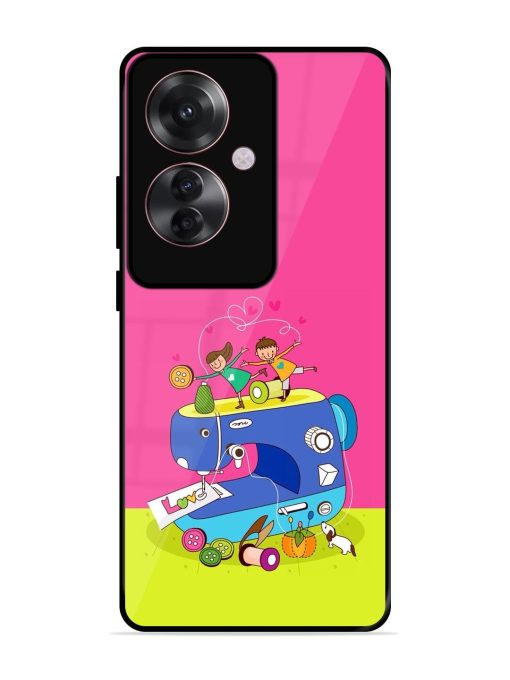 Sew Cute Glossy Soft Edge Case for Oppo F25 Pro (5G)