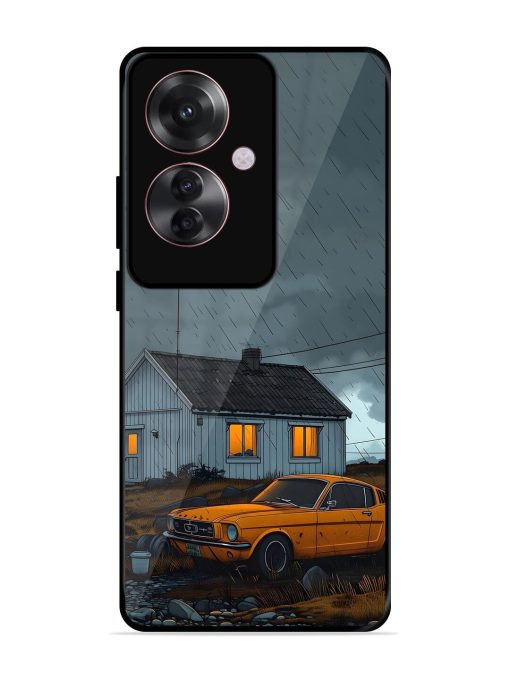 Rainy Day Retreat Glossy Soft Edge Case for Oppo F25 Pro (5G) Chachhi