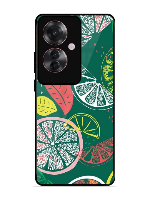 Citrus Symphony Glossy Soft Edge Case for Oppo F25 Pro (5G) Chachhi