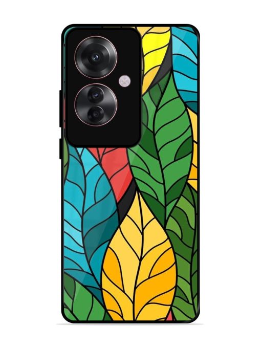 Foliage Fiesta Glossy Soft Edge Case for Oppo F25 Pro (5G) Chachhi