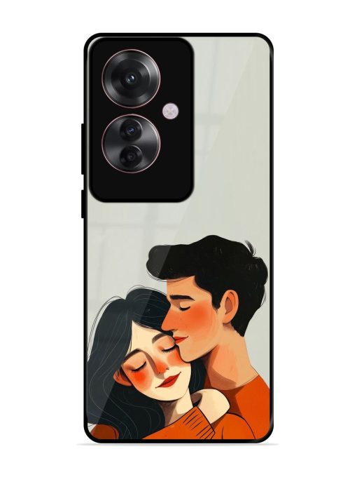 Craft Couples Glossy Soft Edge Case for Oppo F25 Pro (5G) Chachhi