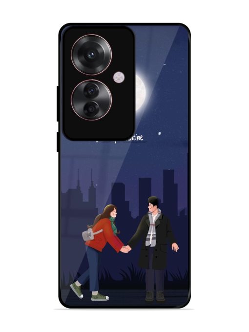 Moonlight Proposal Glossy Soft Edge Case for Oppo F25 Pro (5G) Chachhi