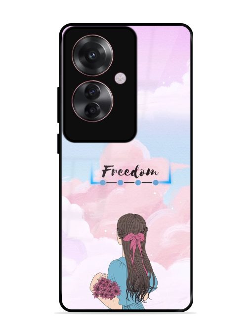 Skyward Dreams Glossy Soft Edge Case for Oppo F25 Pro (5G) Chachhi