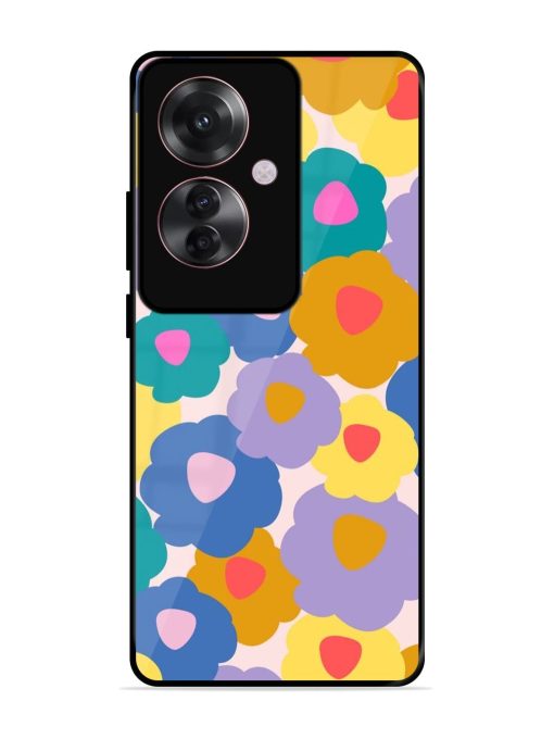 Flower Power Glossy Soft Edge Case for Oppo F25 Pro (5G) Chachhi