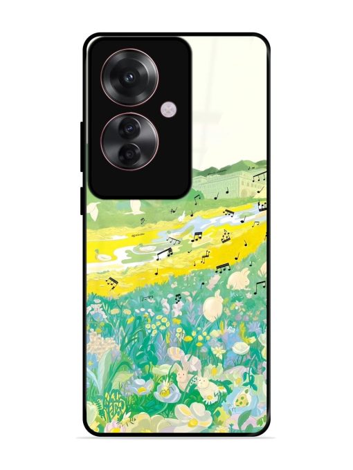 Melody In Bloom Glossy Soft Edge Case for Oppo F25 Pro (5G) Chachhi