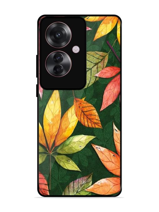 Autumn'S Embrace Glossy Soft Edge Case for Oppo F25 Pro (5G) Chachhi