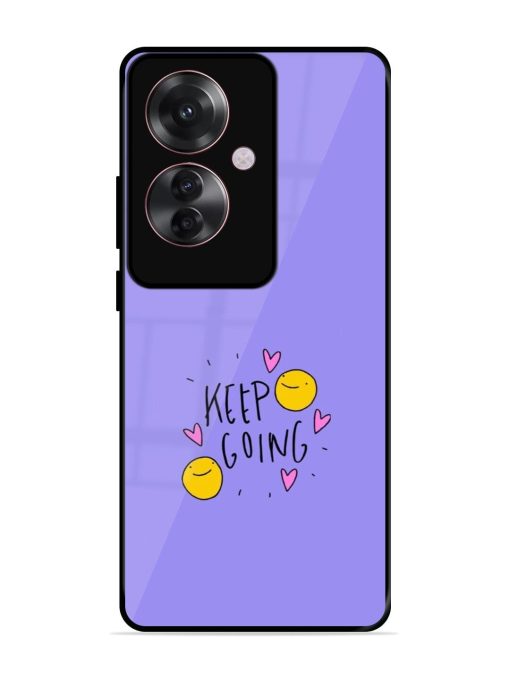 Smiling Through It All Glossy Soft Edge Case for Oppo F25 Pro (5G) Chachhi