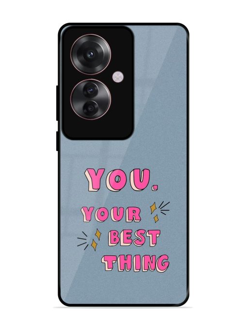 Self-Love Sparkles Glossy Soft Edge Case for Oppo F25 Pro (5G) Chachhi