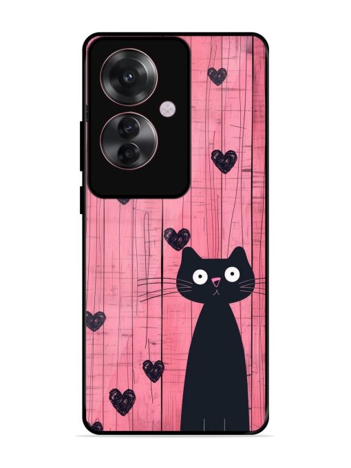 Feline Valentine'S Day Glossy Soft Edge Case for Oppo F25 Pro (5G) Chachhi