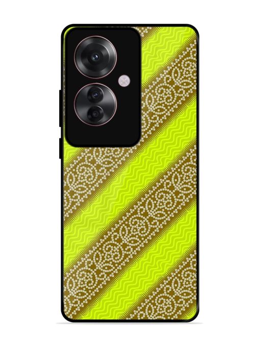 Golden Bandana Bliss Glossy Soft Edge Case for Oppo F25 Pro (5G) Chachhi