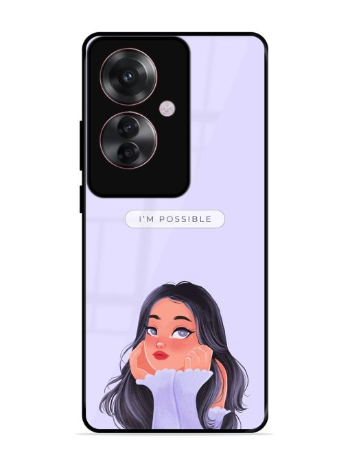 Im Possible Glossy Soft Edge Case for Oppo F25 Pro (5G) Chachhi