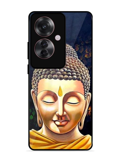 Buddha Face Glossy Soft Edge Case for Oppo F25 Pro (5G) Chachhi