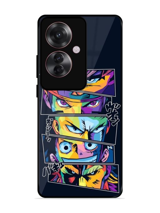 One Piece Powerhouse Glossy Soft Edge Case for Oppo F25 Pro (5G) Chachhi