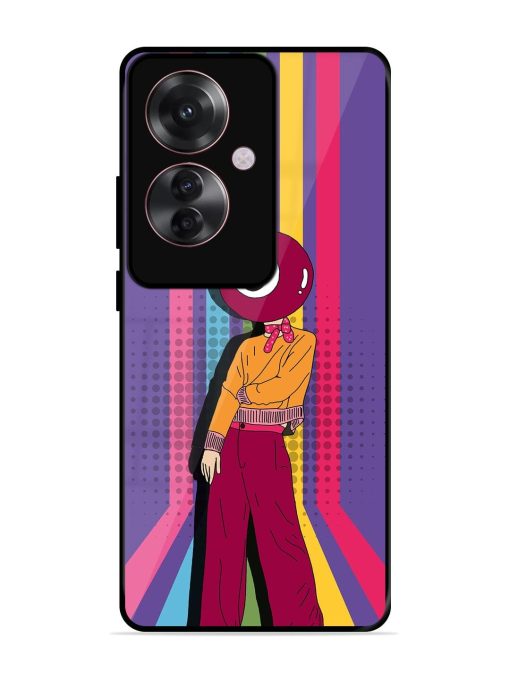 Eight Ball Fashionista Glossy Soft Edge Case for Oppo F25 Pro (5G) Chachhi