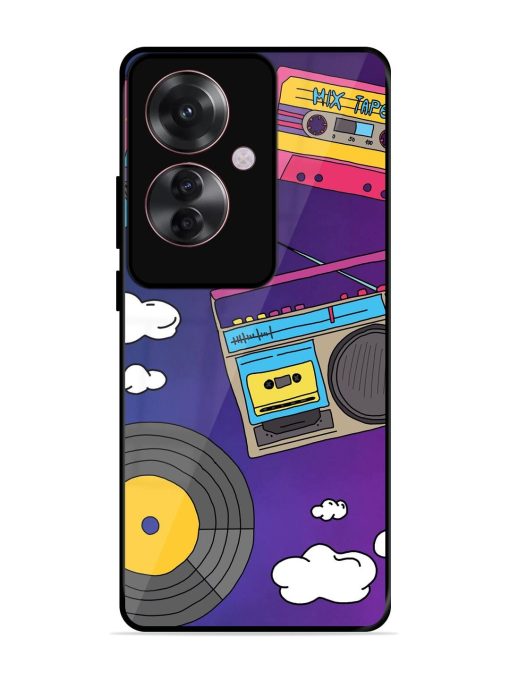 Retro Vibes Glossy Soft Edge Case for Oppo F25 Pro (5G) Chachhi