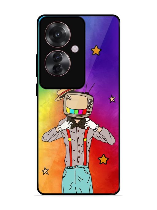 Tv Personality Glossy Soft Edge Case for Oppo F25 Pro (5G) Chachhi