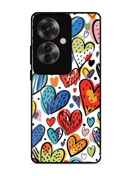 Heartfelt Harmony Glossy Soft Edge Case for Oppo F25 Pro (5G) Chachhi