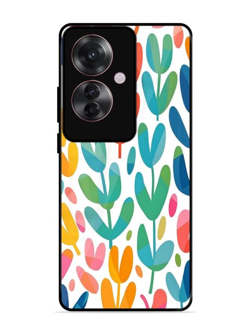 Rainbow Of Blooms Glossy Soft Edge Case for Oppo F25 Pro (5G) Chachhi