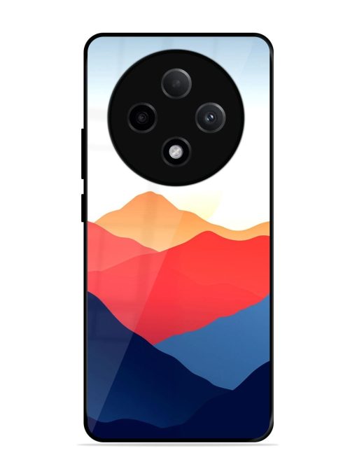 Sunset Peaks Glossy Soft Edge Case for Oppo F27 Pro Plus (5G)