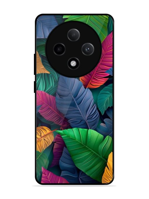Tropical Tapestry Glossy Soft Edge Case for Oppo F27 Pro Plus (5G)