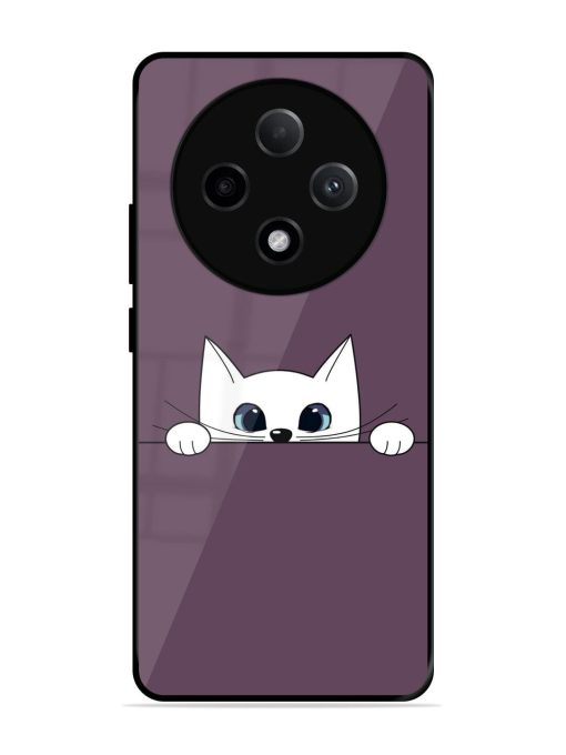 Peek-A-Boo Kitty Glossy Soft Edge Case for Oppo F27 Pro Plus (5G)