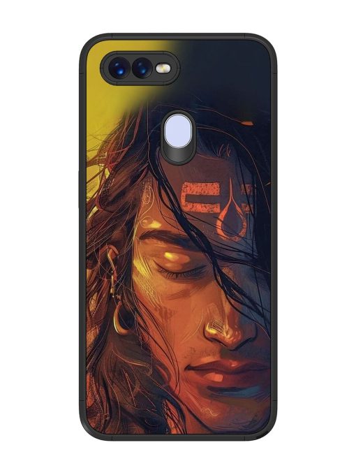 Tranquil Shiva Glossy Soft Edge Case for Oppo F9