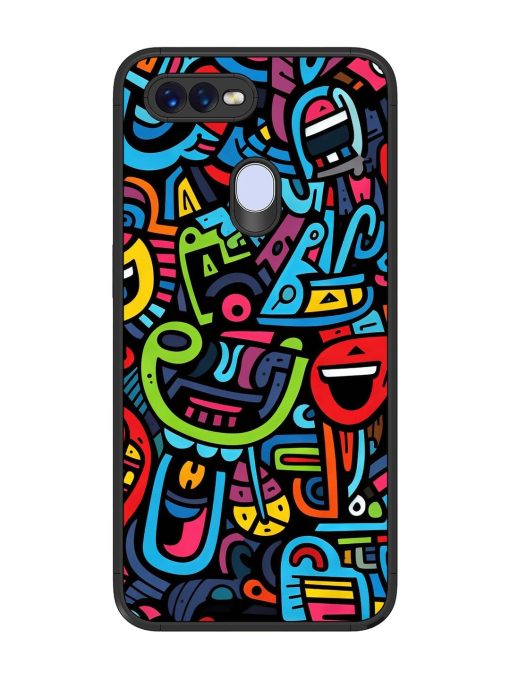 Doodlephoria Glossy Soft Edge Case for Oppo F9