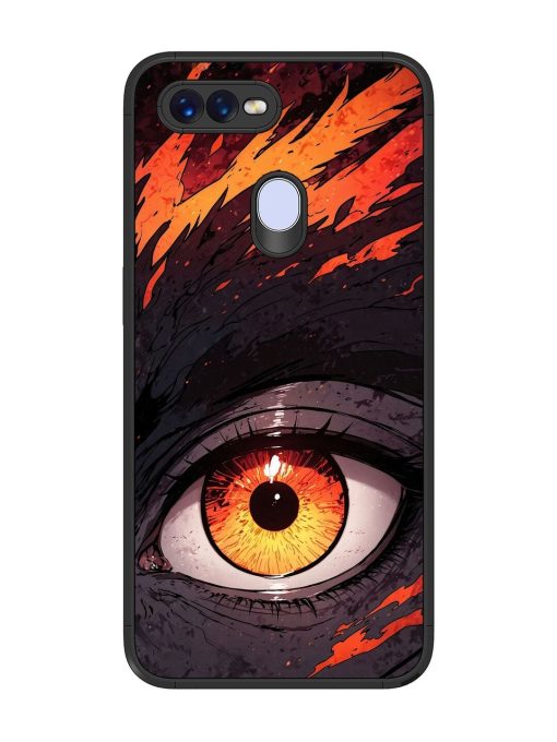 Inferno Gaze Glossy Soft Edge Case for Oppo F9