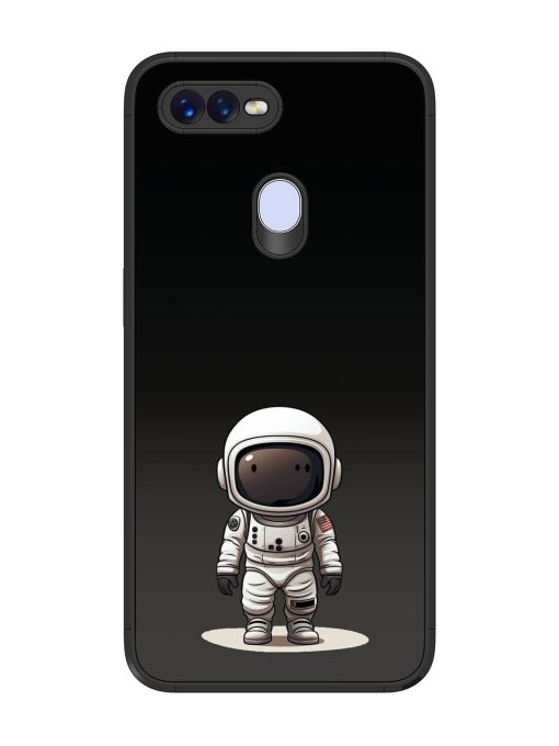 Neon Astronaut Glossy Soft Edge Case for Oppo F9