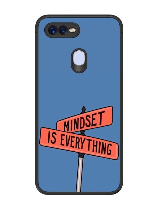 Mindset Matters Glossy Soft Edge Case for Oppo F9 Pro Chachhi