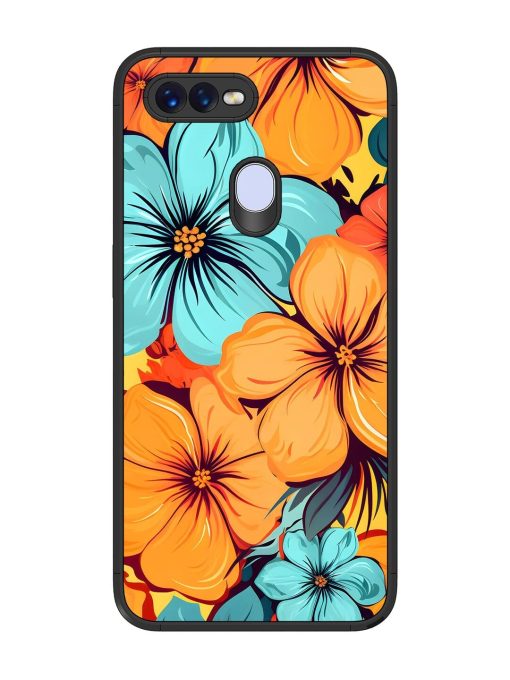 Tropical Bloom Glossy Soft Edge Case for Oppo F9 Pro Chachhi