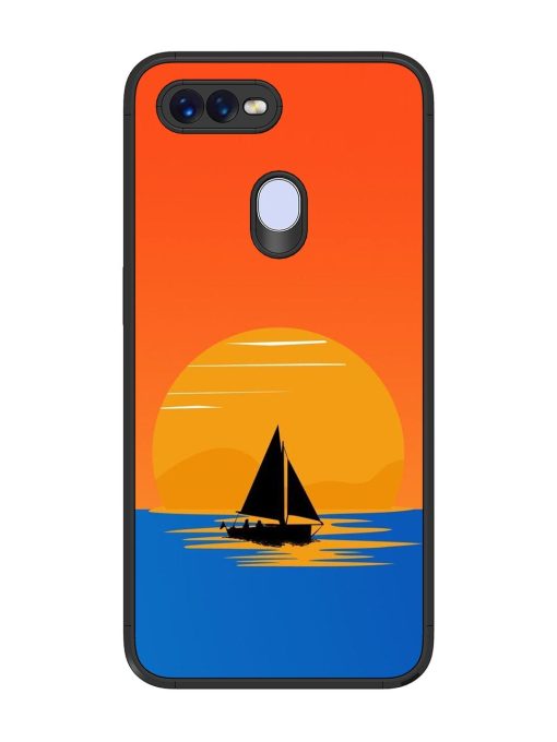 Sunset Sail Glossy Soft Edge Case for Oppo F9 Pro Chachhi