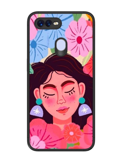 Blooming Serenity Glossy Soft Edge Case for Oppo F9 Pro Chachhi