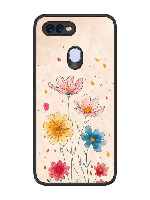 Delicate Bloom Glossy Soft Edge Case for Oppo F9 Pro Chachhi