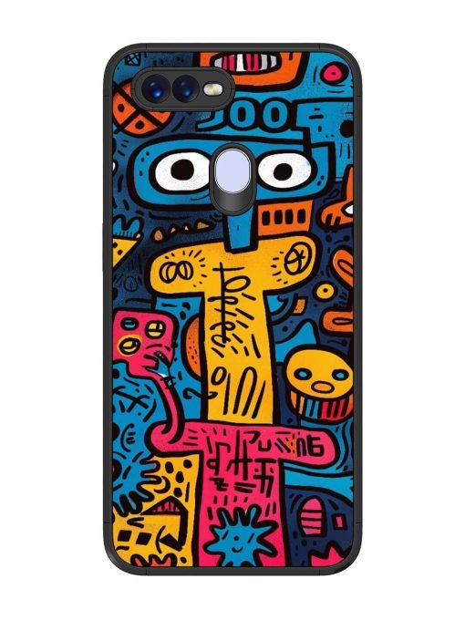 Doodletopia Glossy Soft Edge Case for Oppo F9 Pro Chachhi