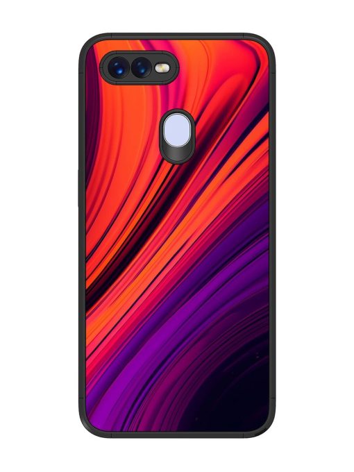 Crimson Curls Glossy Soft Edge Case for Oppo F9 Pro Chachhi