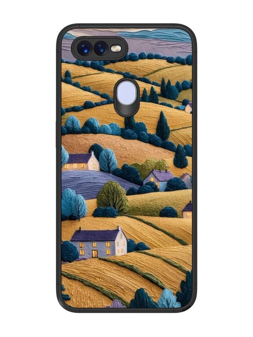 Rolling Hilltop Haven Glossy Soft Edge Case for Oppo F9 Pro