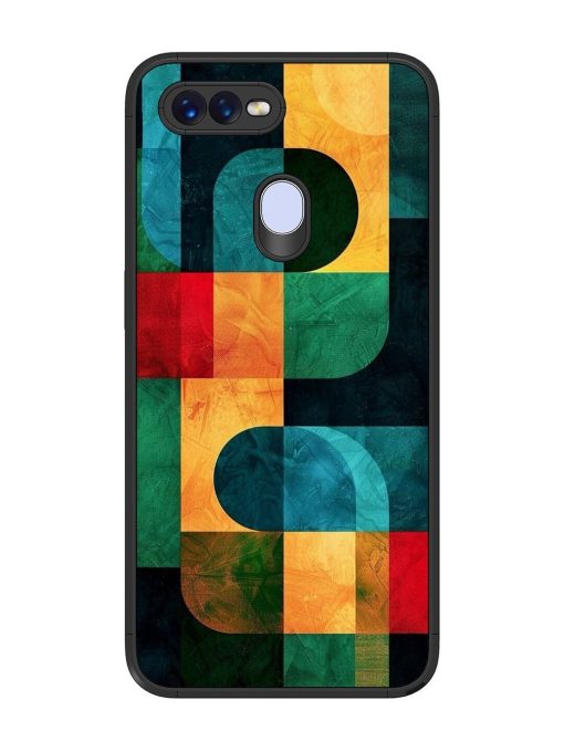 Geometric Harmony Glossy Soft Edge Case for Oppo F9 Pro Chachhi