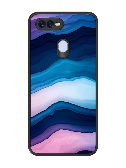 Oceanic Layers Glossy Soft Edge Case for Oppo F9 Pro Chachhi