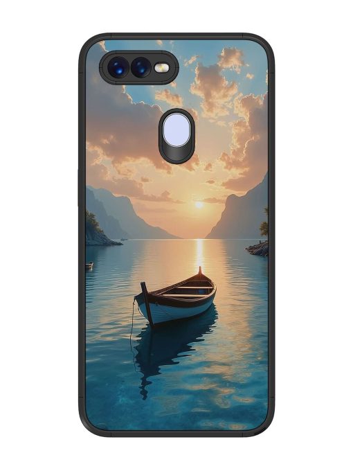 Serene Sunset Glossy Soft Edge Case for Oppo F9 Pro Chachhi