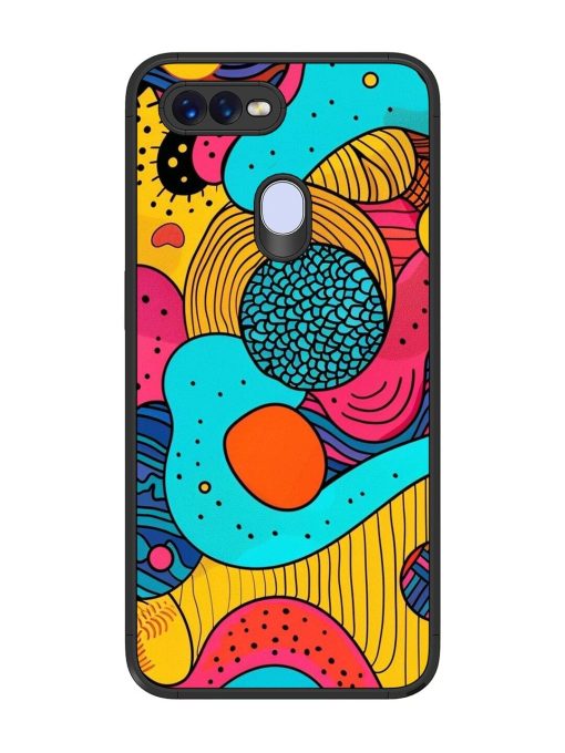 Psychedelic Patterns Glossy Soft Edge Case for Oppo F9 Pro Chachhi