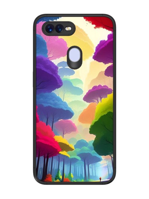 Rainbow Road Glossy Soft Edge Case for Oppo F9 Pro Chachhi